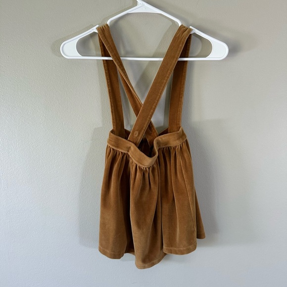 Kate Quinn Suspender Skirt in Spice Velour Size‎ 5Y - Picture 2 of 3